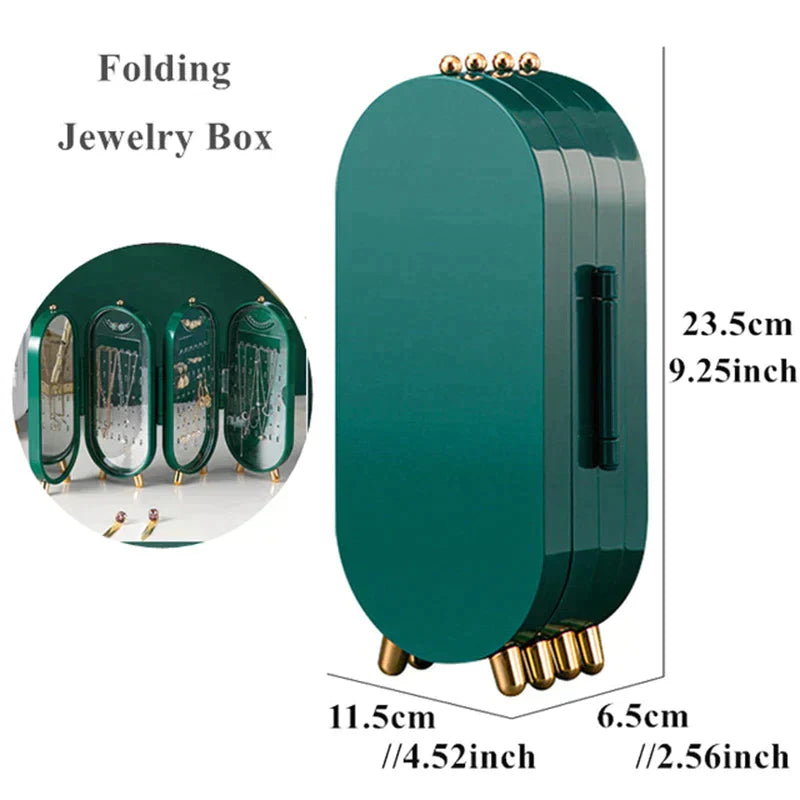 Foldable Jewellery Organizer with Mirror