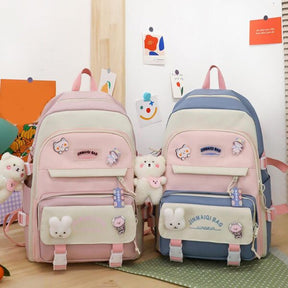 Imported Backpack 5 Pcs Imported Bag Set For Girls